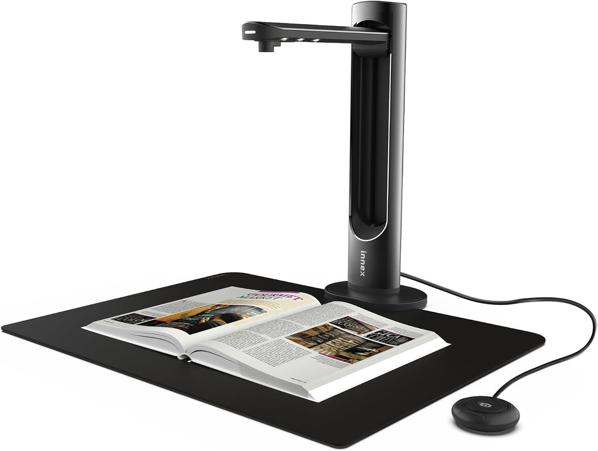 Innex DS200 Professional USB Book Scanner, A3 Document scan, 120+ Language OCR