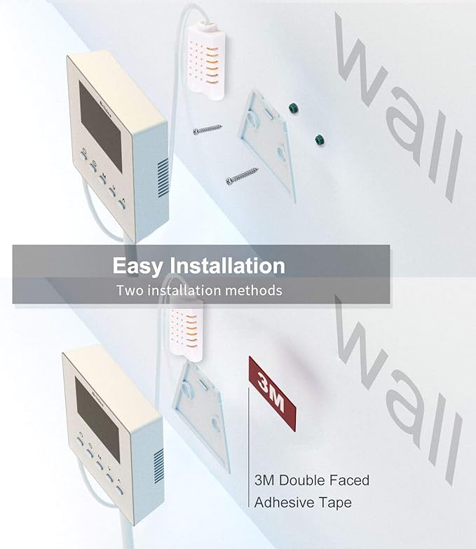 Briidea CO2 Controller and Monitor, Day and Night Programmable CO2 Controller
