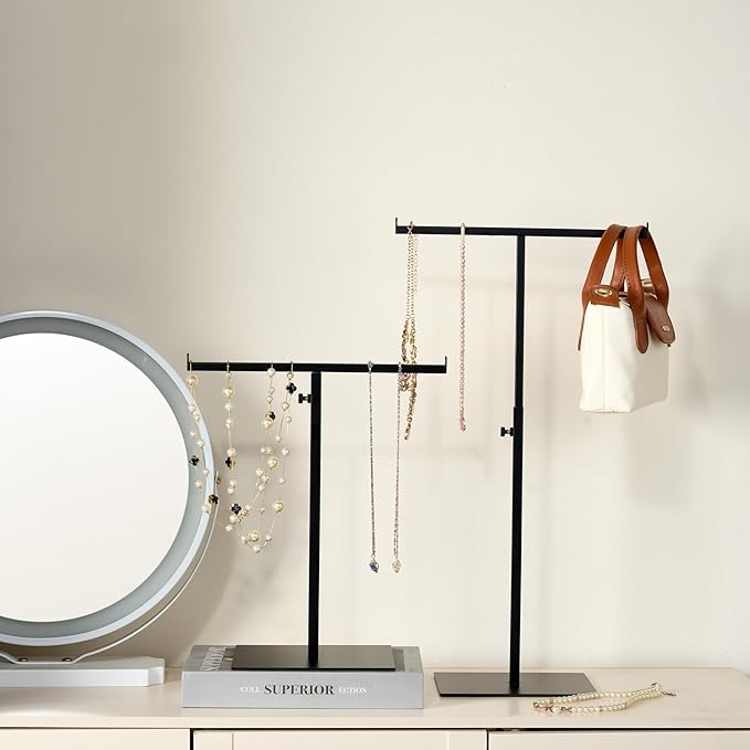 Purse Display Stand Jewelry Towers (2 Pack)