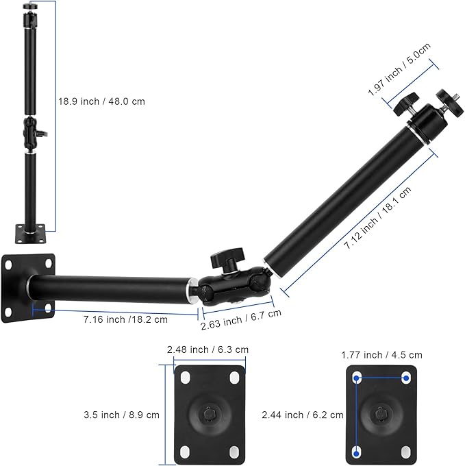 Mippko Articulating Wall Mount Camera Arm