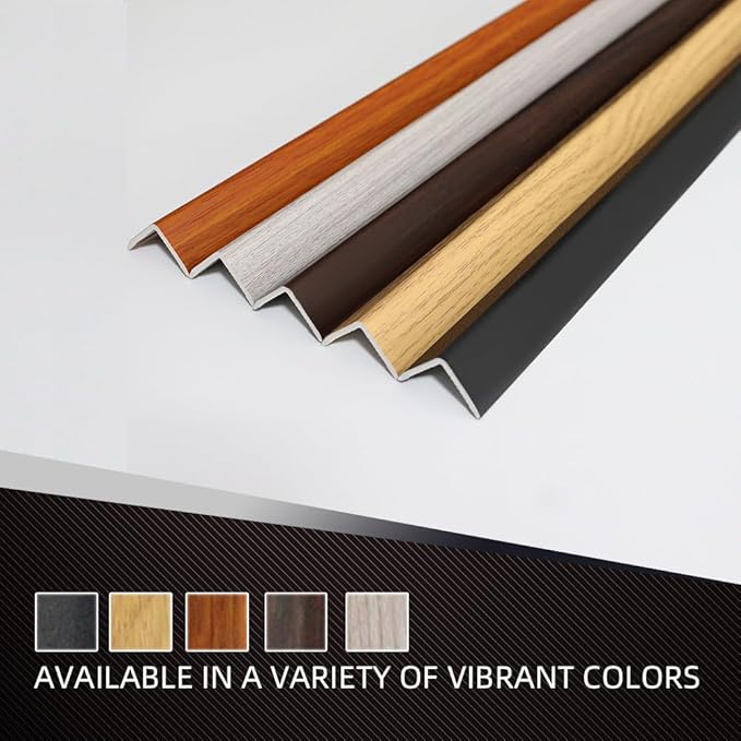 OUZUGIE 8-Pack 57 Inches, WPC Slat Wall Panel Trim, Corner Guard