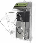 Dgyezhao Clear Outdoor Plastic Flip Doorbell Rain Cover, Camera Cover protector
