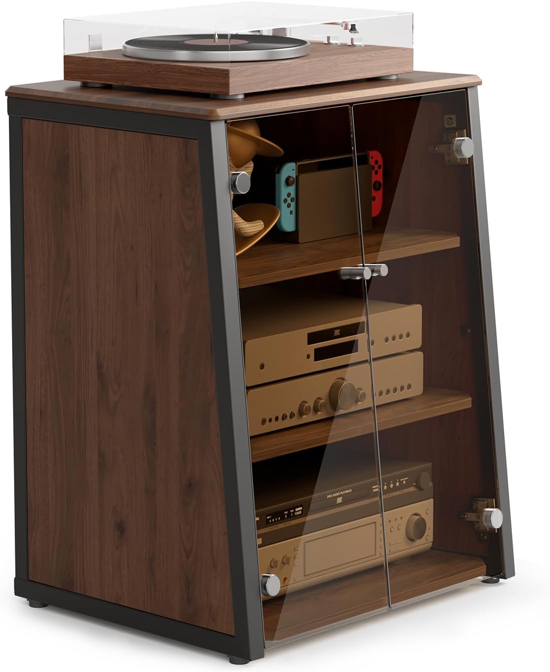 FITUEYES Design 4-Tier Media Stand