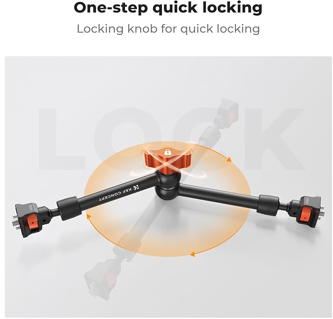 K&F CONCEPT 11" Magic Arm Clamp Kit