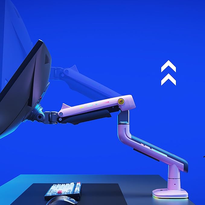 NB Gaming Monitor Arm or for 32 to 60 Inches Screen, Load up to 20 kg, VESA