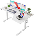 Agilestic Electric Standing Desk, L-Shaped 59 Inches Height Adjustable Desk