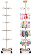 Exttlliy Retail Display Stand Store Display Rack 5 Tier Metal Spinning Display