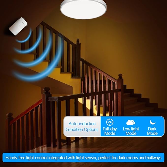 Souphran Plug-in Wireless Motion Activated Light Control, No Wiring, Adjustable (2 Pack)