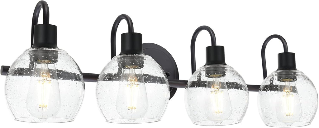 WINSHEN 4-Lights Contemporary Bathroom Light Fixtures Over Mirror