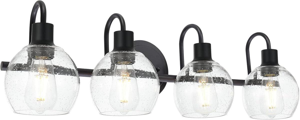WINSHEN 4-Lights Contemporary Bathroom Light Fixtures Over Mirror