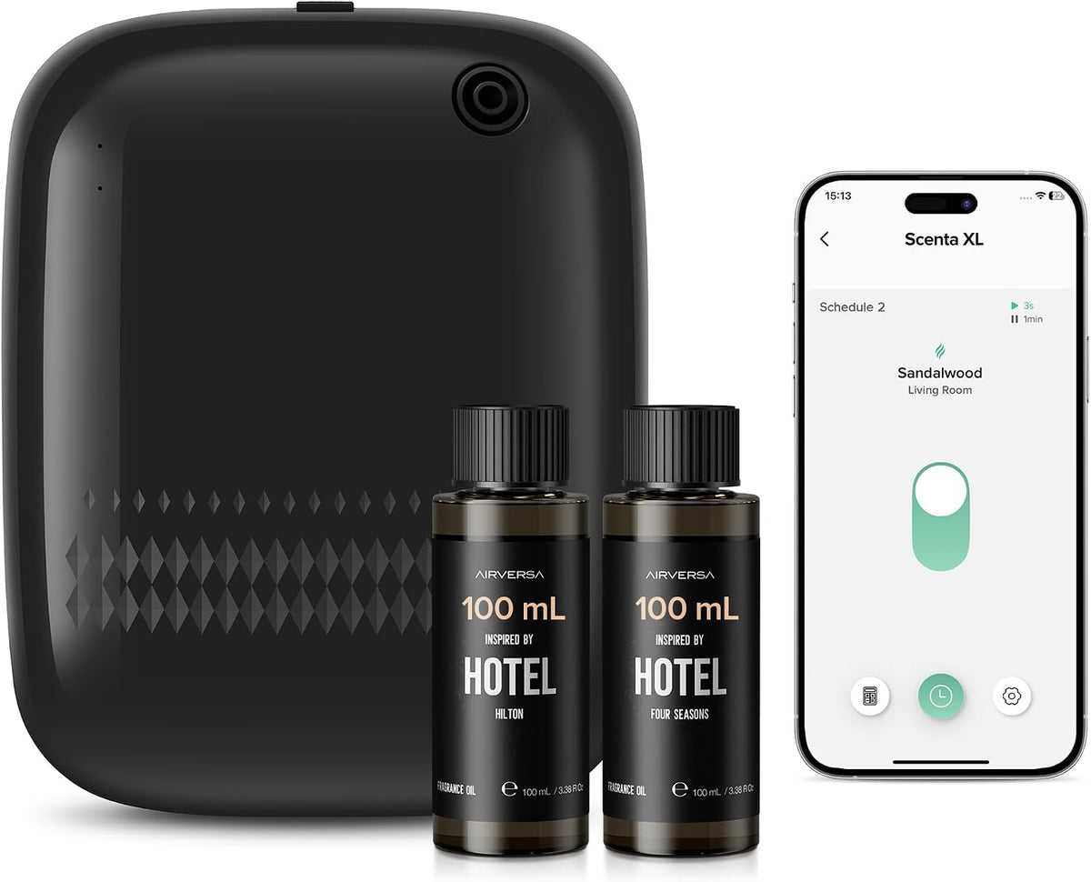 Smart Waterless Essential Oil Diffuser Hotel Scent Starter Kit