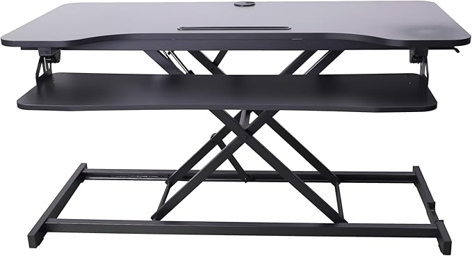 Rocelco 43" Height Adjustable Standing Desk Converter