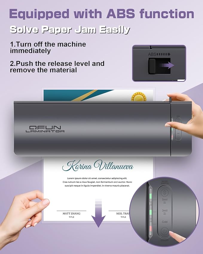 Office Presentation Laminator Machine 11x17
