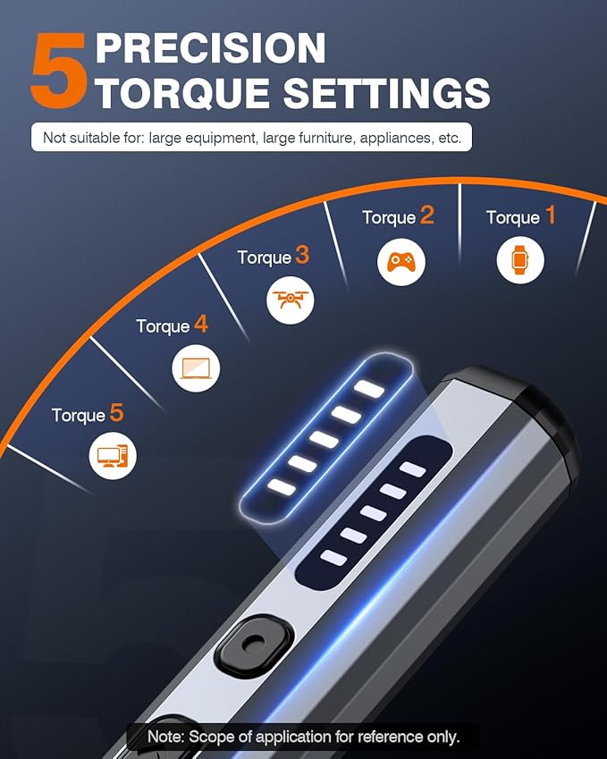 JOREST Mini Electric Screwdriver, Cordless Precision Screwdriver set
