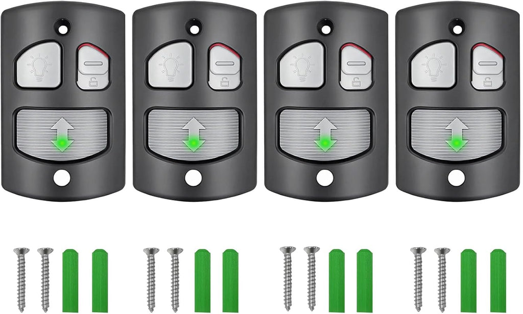 4 Pack Wall Mount Garage Door Opener for Linear Garage Door Opener Deluxe Wall Console Panel HAE00003 Compatible with Linear Garage Door Wall Opener LSO LDO LCO