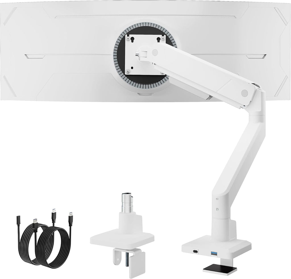 monTEK Single Monitor Arm with USB