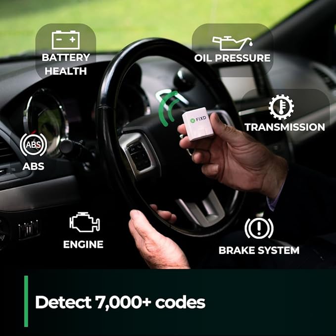 FIXD Bluetooth OBD2 Scanner for Car