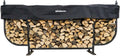 Woodhaven Courtyard Outdoor Firewood Rack With Cover (9 Foot)