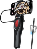 2-Way Articulating Borescope, Phone Endoscope Camera with Light
