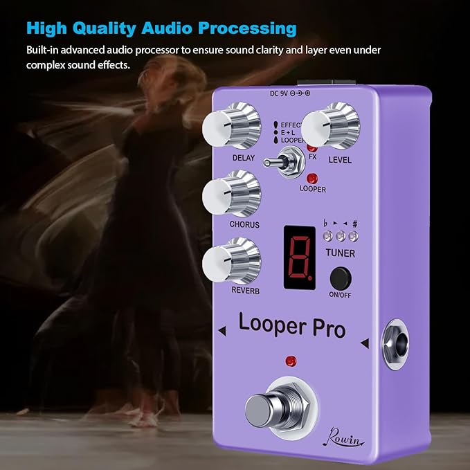 Rowin RE-05 Looper Pro Guitar Multi-Effect Pedals