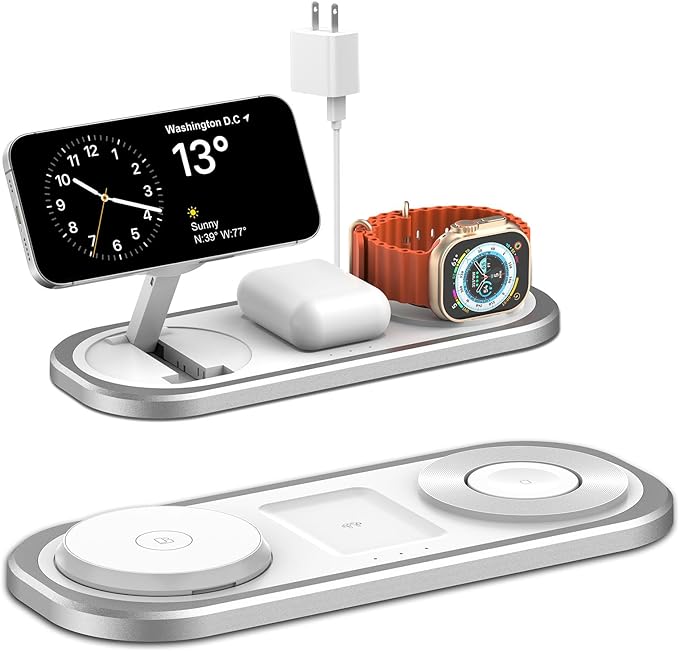 3 in 1 Fast Wireless Charger Stand