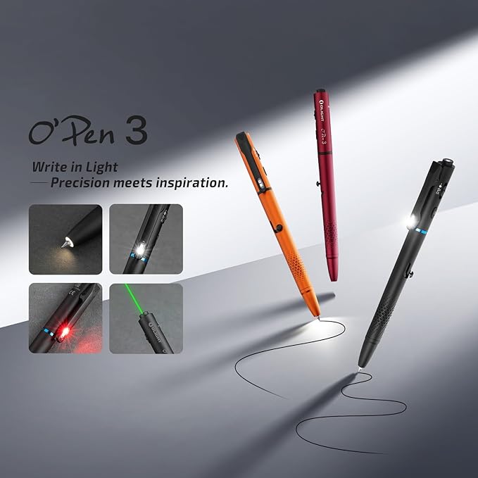 OLIGHT O'Pen 3 EDC Pen Light, 120 Lumens