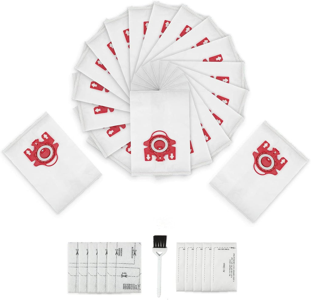 3d airclean dust bags replacement (20 pack), side view
