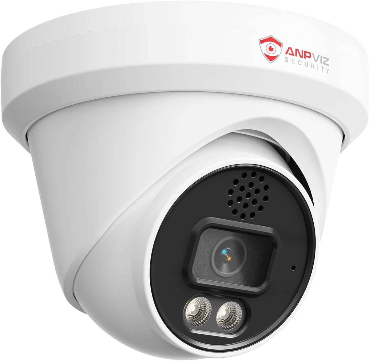 Anpviz UltraHD 4K 8MP IP Turret PoE Camera Outdoor with Active Deterrent