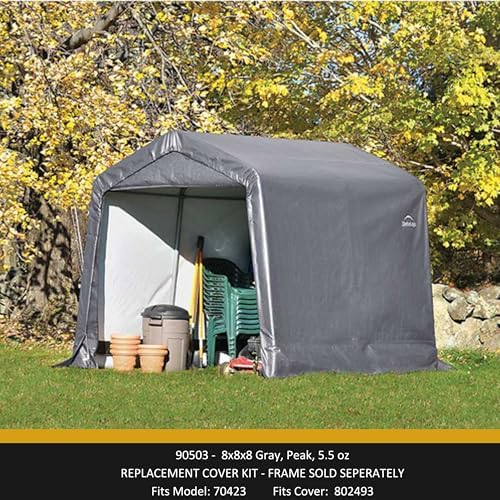 Replacement Cover kit (Frame Not Included) Peak, 8X8X8 Gray 7 OZ