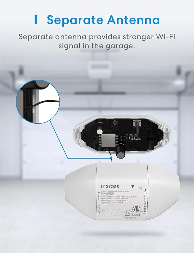 meross Smart Garage Door Opener Remote, Compatible