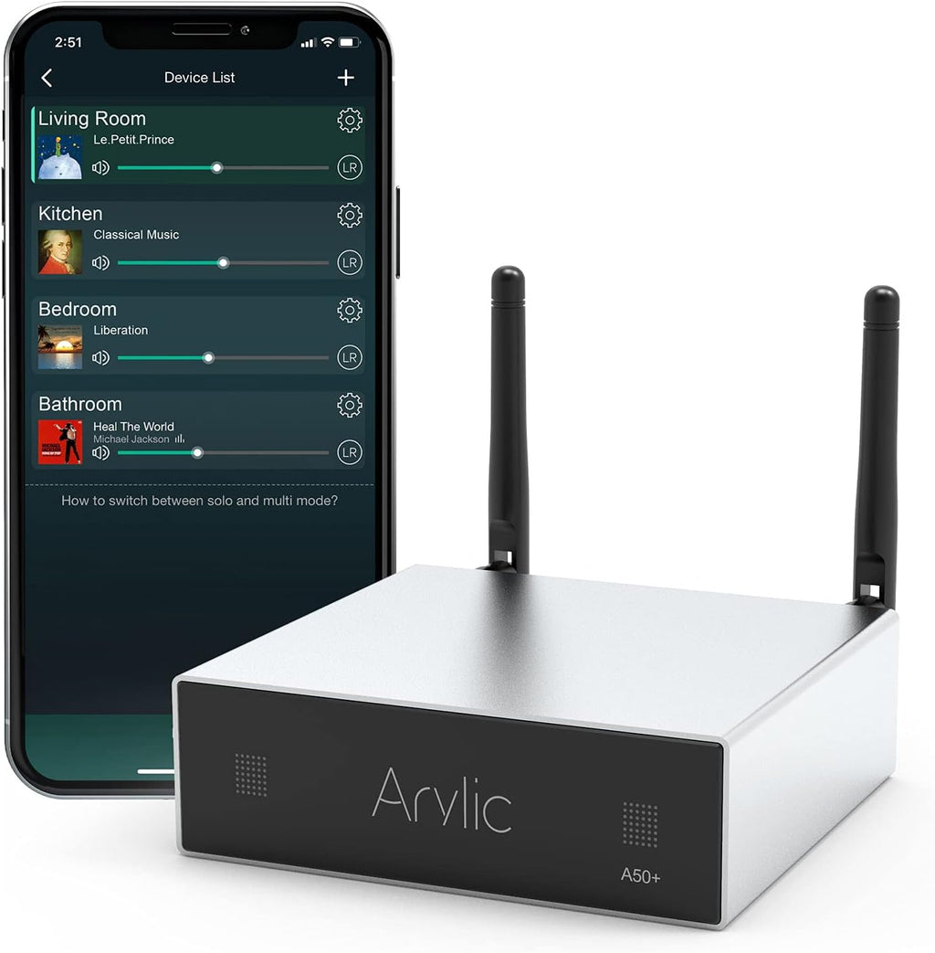 Arylic Up2stream A50+ WiFi &Bluetooth Amplifier