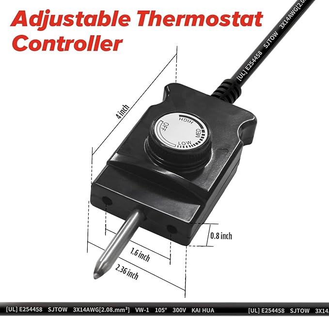 Upgrade Universal 1650W 15A Electric Smoker Heating Element Kits