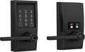 Schlage Encode Smart WiFi Lock, Lever Handle, Century Trim, Matte Black