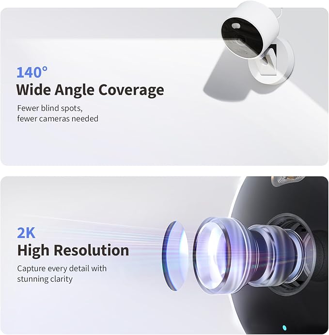 Aqara G100, 2K Indoor/Outdoor Security Camera, HomeKit Secure Video, 2-Way Audio