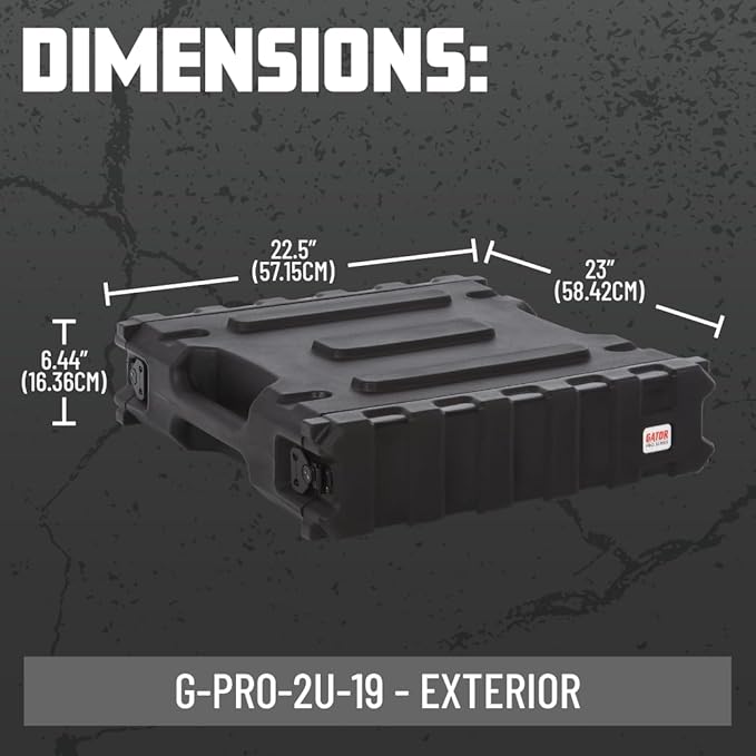 Gator Cases Pro Series 2U Rack Case
