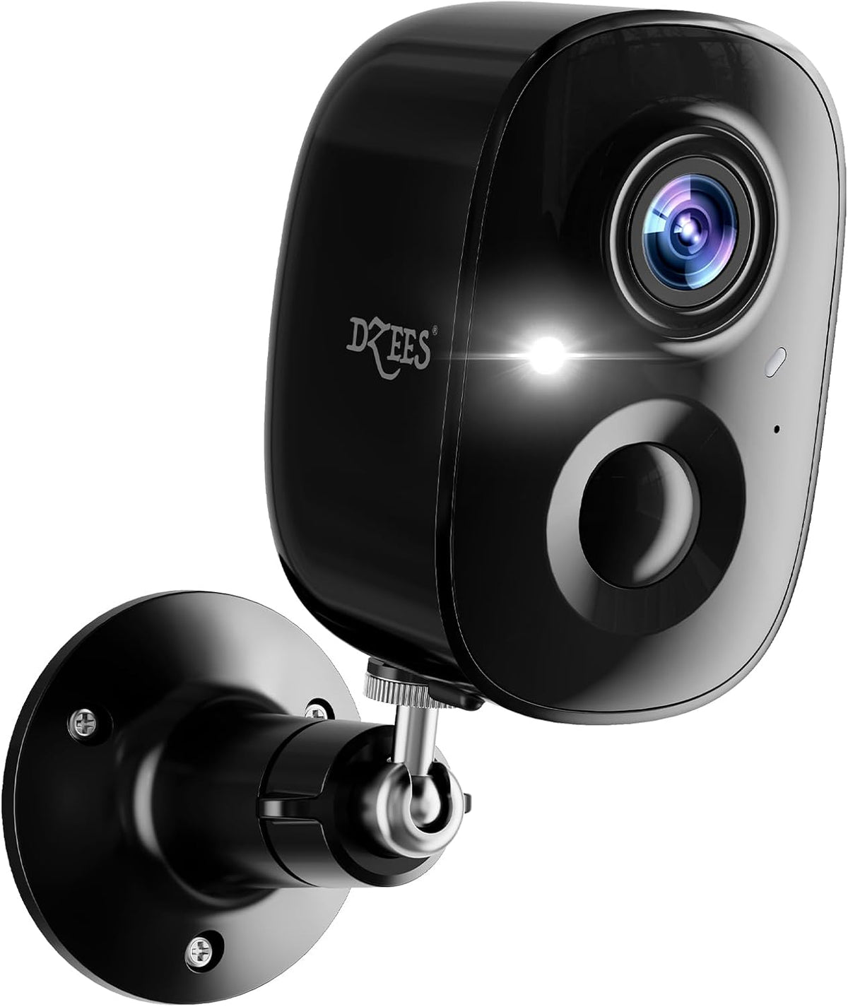 Dzees 3MP 2K Wireless Outdoor Security Camera, Battery Powered, IP66