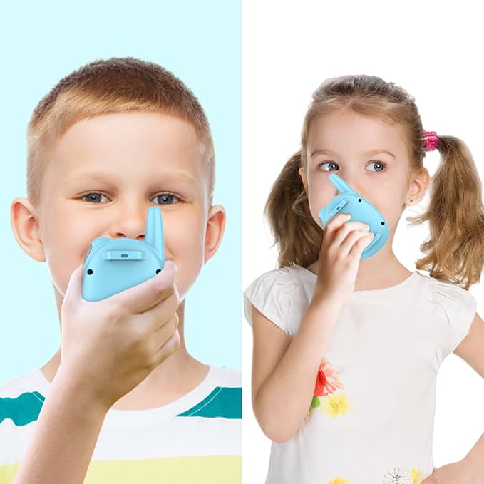Qniglo Walkie Talkies for Kids Rechargeable 2 Pack, Christmas Birthday Gifts