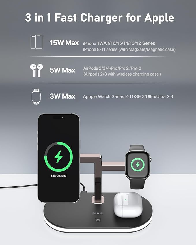 VBA 4 in 1 Wireless Charging Station