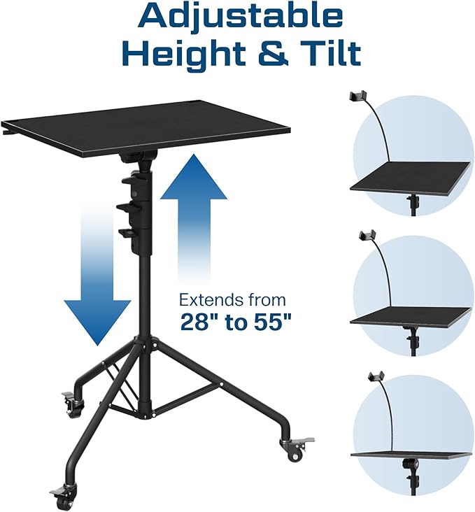 DYNAMO TECH Projector Stand Tripod Laptop Tripod