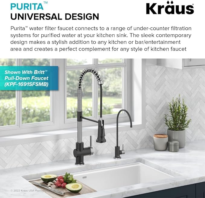 KRAUS® Purita™ Single Handle Drinking Water Filter Faucet