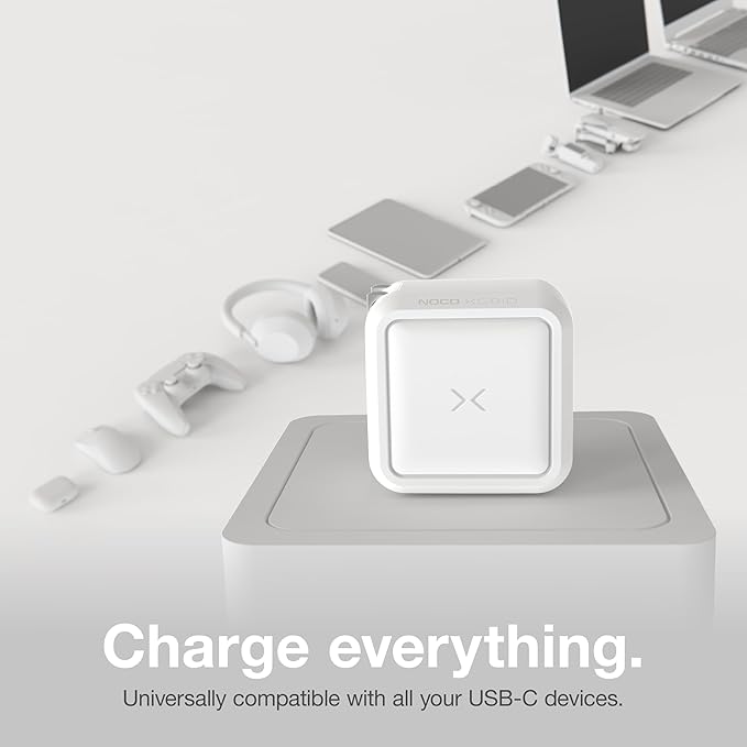 NOCO XGrid X65: 65W USB-C Charger – Dual Port GaN Power Adapter