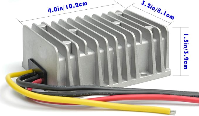 MGGi Waterproof DC/DC Converter 12V Step Up to 24V, Boost Converter 20A 480W