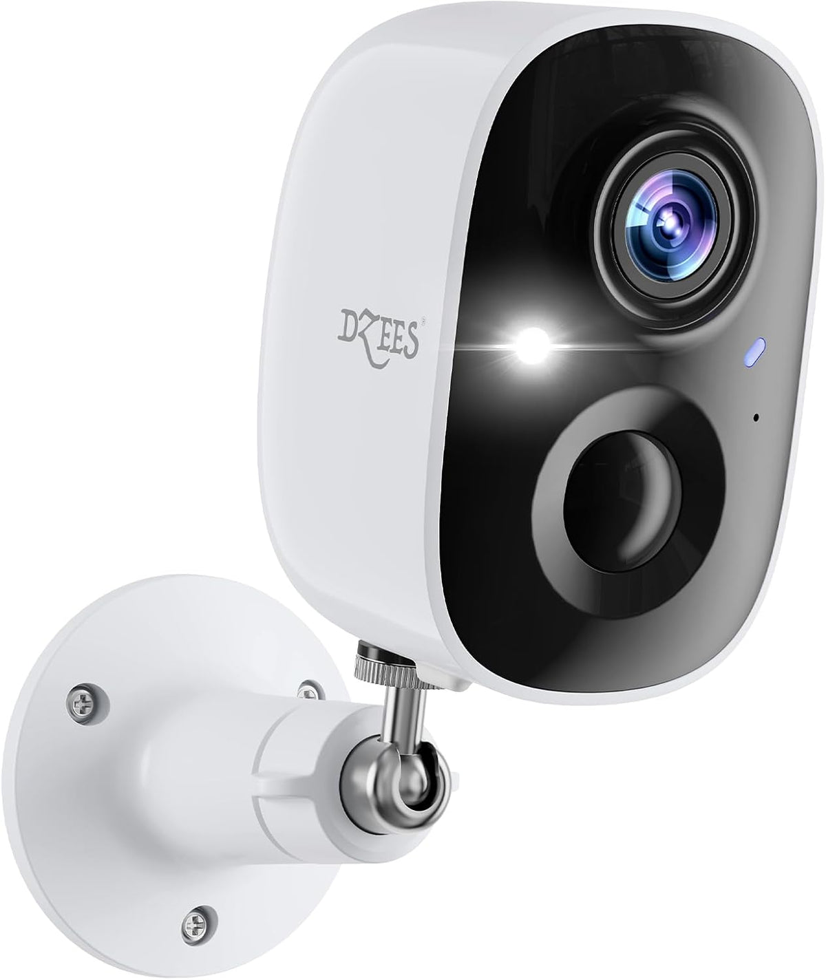 Dzees 3MP 2K Wireless Outdoor Security Camera with Spotlight Siren