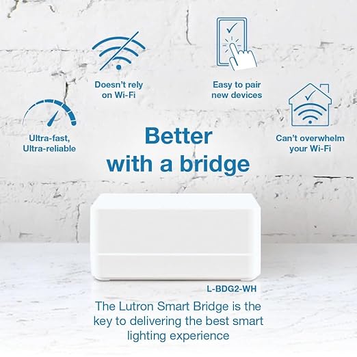 Lutron Caseta Original Smart Light Switch Kit w/ Wall Plate and Smart Hub