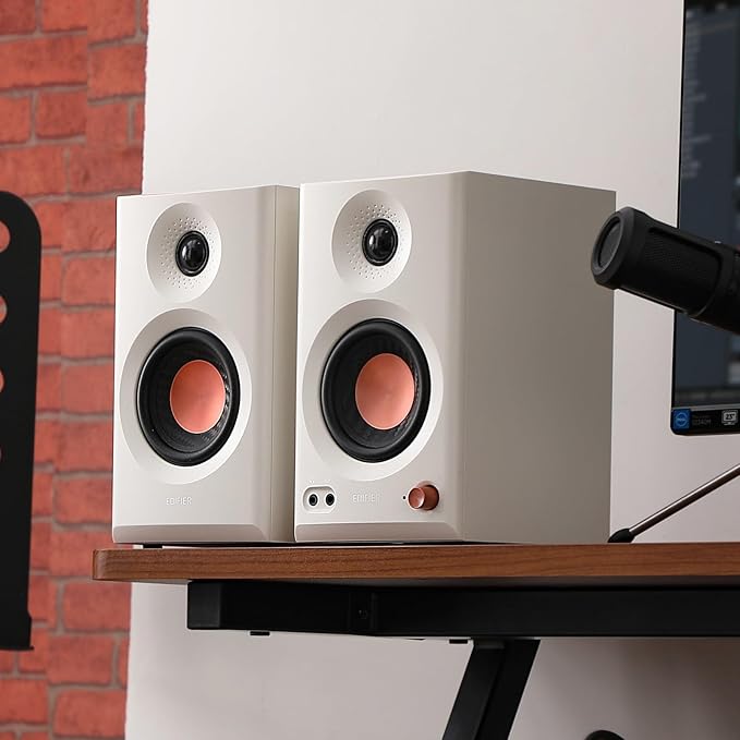 Edifier MR3 Powered Studio Monitor Speakers, Hi-Res Audio Certified Bluetooth