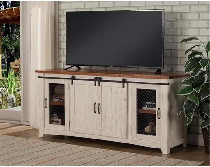 Martin Svensson Home Rustic 65” Solid Wood TV Stand