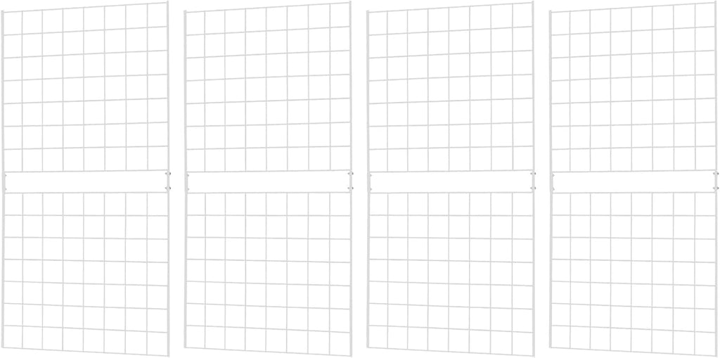 7RiversART Grid Wall Commercial Grade Gridwall Panels – Heavy Duty Grid Panel (Pack of 4)