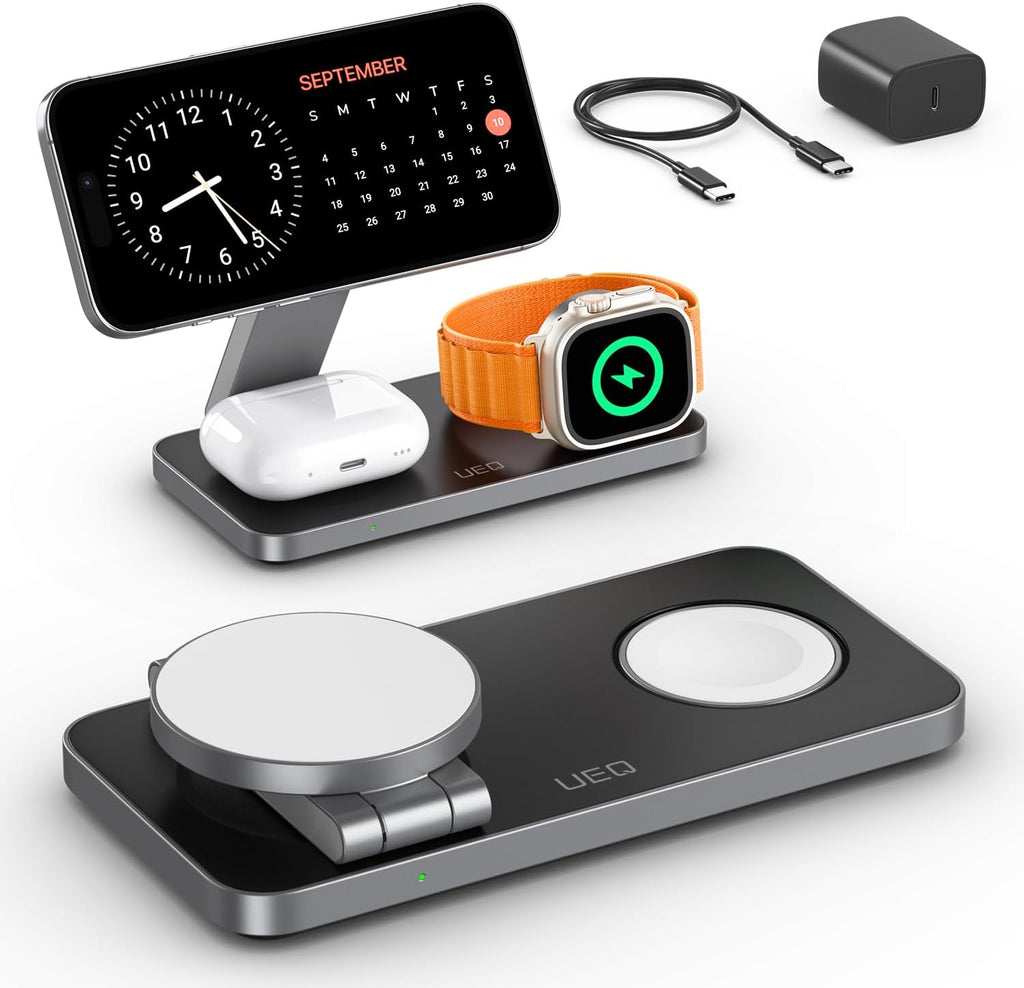 UEQ Foldable 3 in 1 Wireless Charging Station