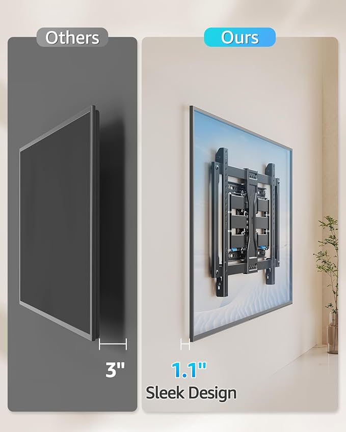 MOUNTUP Ultra Slim TV Wall Mount