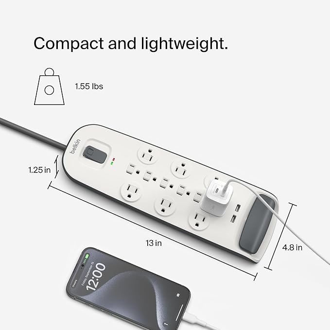 Belkin USB Power Strip Surge Protector